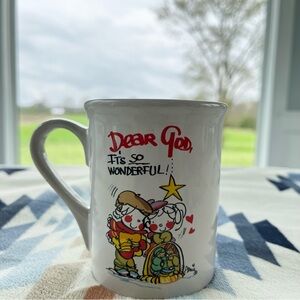 Vintage ‘Dear God’ Mug